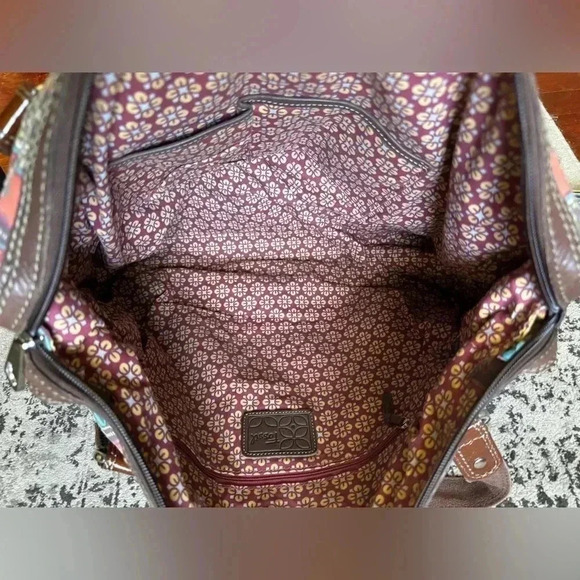 Fossil HTF Boho Large Travel Bag - Picture 16 of 16